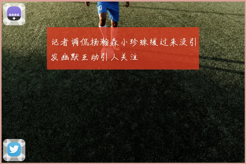 记者调侃杨瀚森小珍珠缓过来没引发幽默互动引人关注
